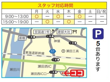 GOING大津店の地図