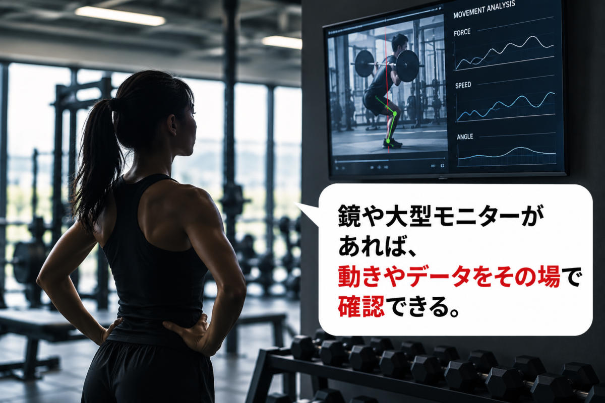 鏡・大型モニター