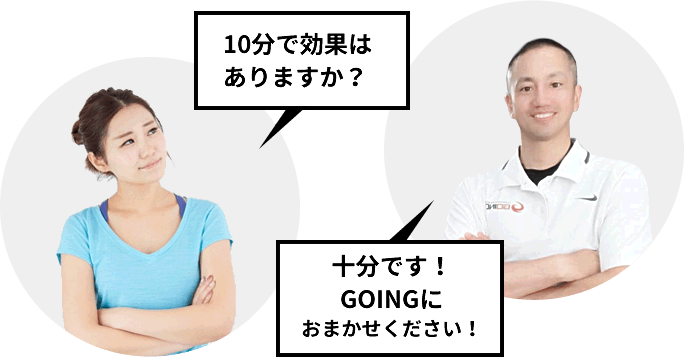 コンディショニングジムGOINGの説明
